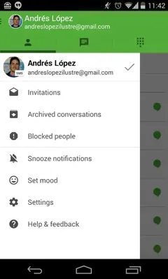 Hangouts android App screenshot 2